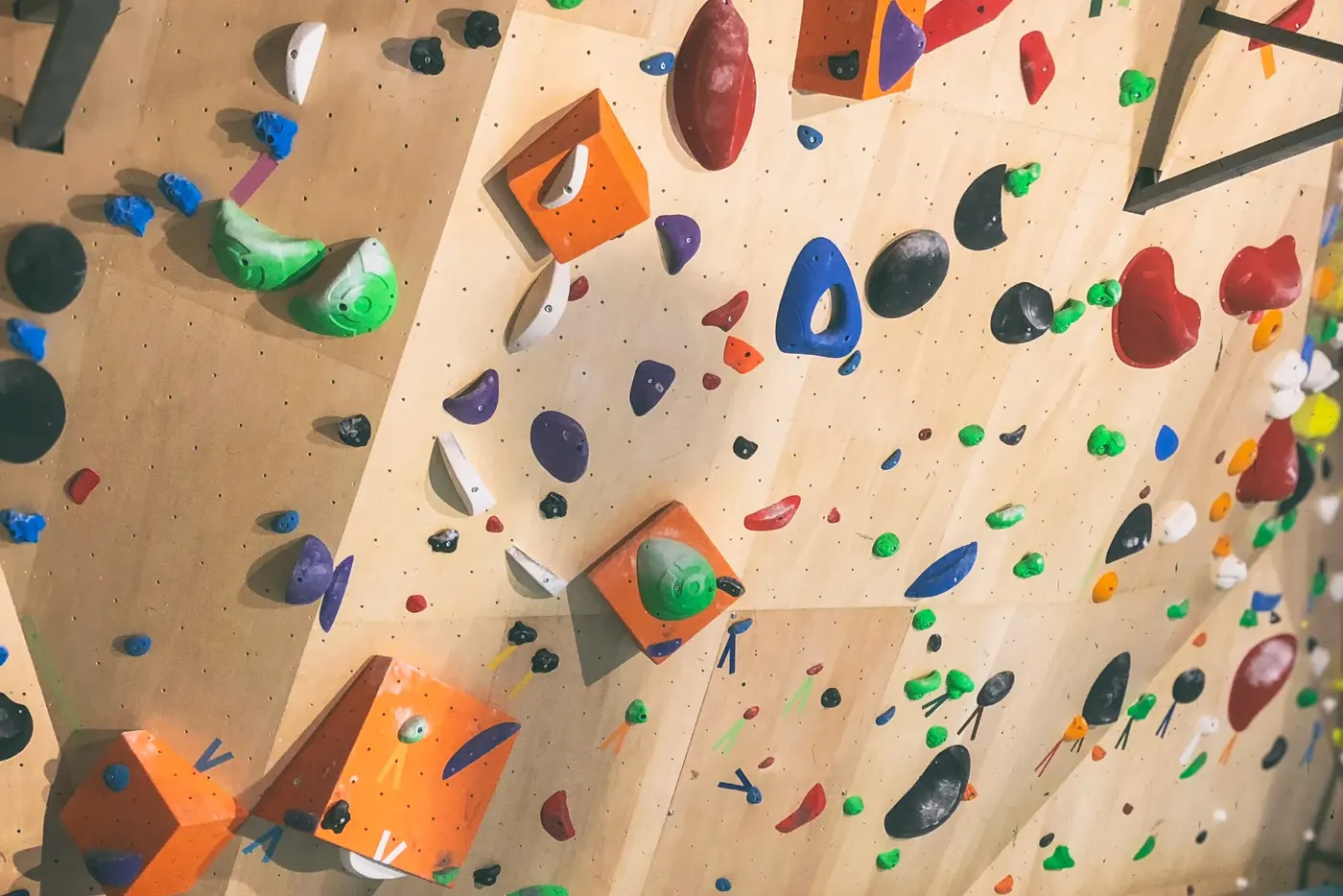 クライミングウォールの例